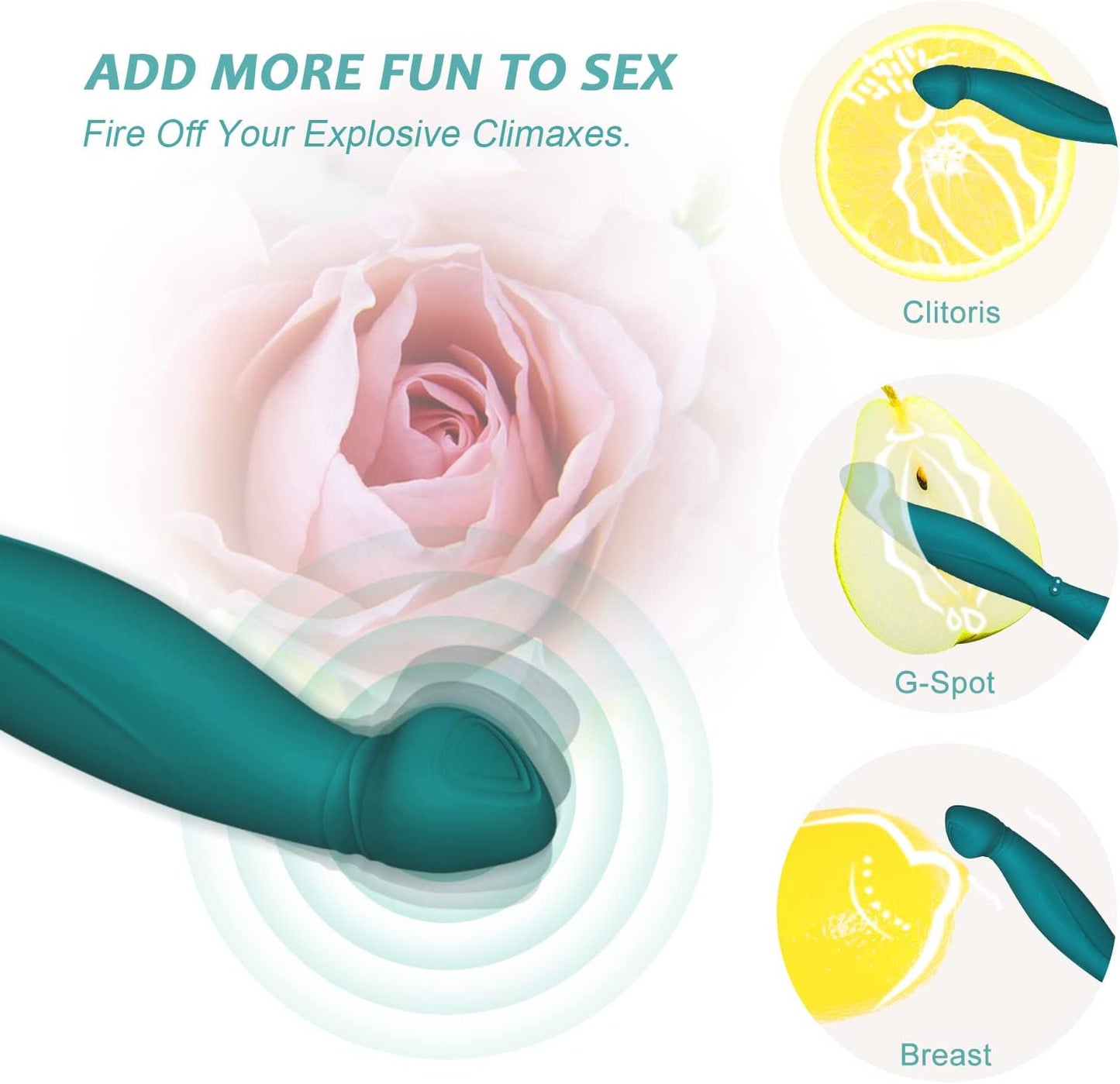 10 Vibration 3 Pummeling G-spot Clitoris Vagina Vibrator
