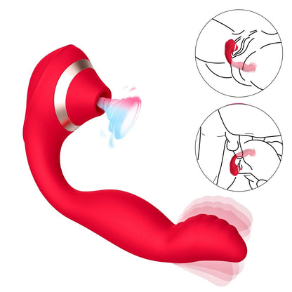 10 Frequency Sucker Vibrator Blow Toy